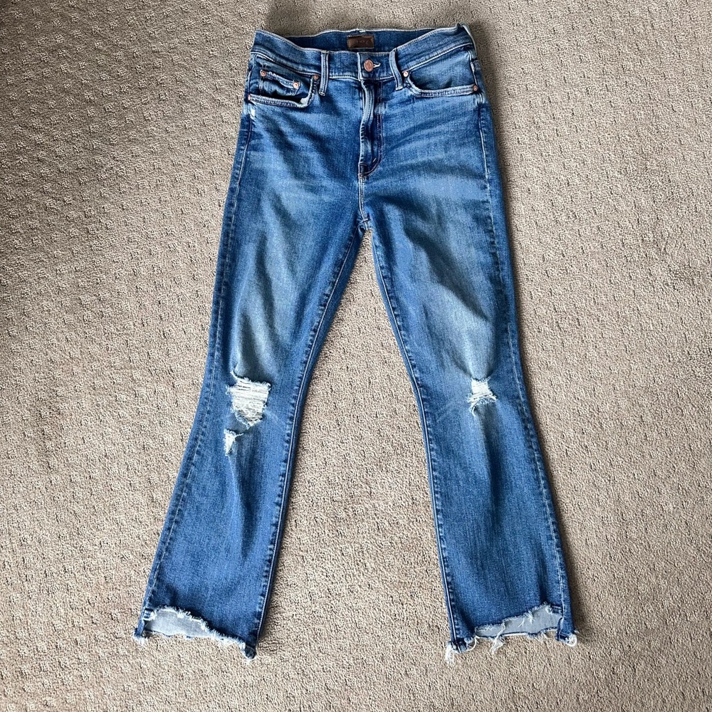 MOTHER DENIM size 27 THE INSIDER CROP
STEP CHEW
